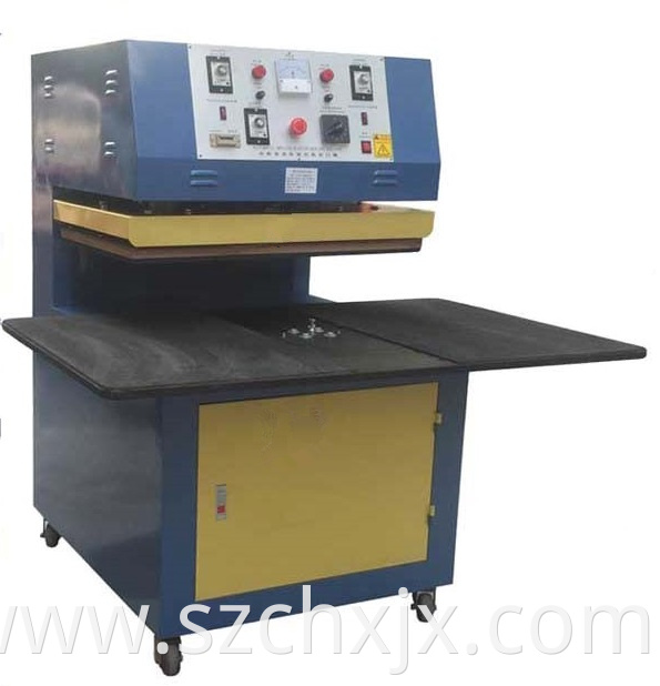 Double stations plastic blister sealing machine